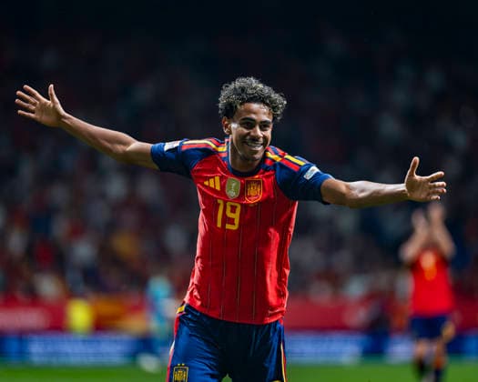Spain v Czechia - UEFA Nations League 2026 27 Group A3 MD3 OVIEDO, SPAIN - OCTOBER 3: Lamine Yamal of Spain celebrates his goal during the UEFA Nations League 2026 27 group phase match between Spain and Czechia at Estadio Carlos Tartiere on October 3, 2026 in Oviedo, Spain. Oviedo Estadio Carlos Tartiere Oviedo Spain Copyright: xAlbertoxGardinx AGardin_20261003_Foot_Spa_Cze_0174