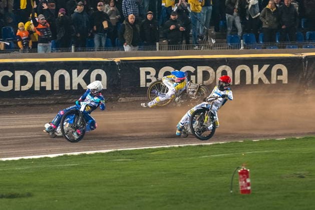 Lublin 03.10.2026 Zuzel. DMP - Druzynowe Mistrzostwa Polski 2026, runda 18 - mecz o 3 miejsce. PGE Ekstraliga sezon 2026. --- Speedway. Round 18 - 3rd place match. PGE Extraleague season 2026: Orlen Oil Motor Lublin - Fogo Unia Leszno. Persons shown: Kacper Woryna wypadek Fot. Kazimierz Kozuch Arena Akcji NEWSPIX.PL --- newspix.pl POLAND OUT! 