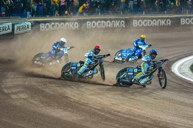 Lublin 03.10.2026 Zuzel. DMP - Druzynowe Mistrzostwa Polski 2026, runda 18 - mecz o 3 miejsce. PGE Ekstraliga sezon 2026. --- Speedway. Round 18 - 3rd place match. PGE Extraleague season 2026: Orlen Oil Motor Lublin - Fogo Unia Leszno. Persons shown: Nazar Parnitskyi, Martin Vaculik, Janusz Kolodziej, Bartosz Banbor Fot. Kazimierz Kozuch Arena Akcji NEWSPIX.PL --- newspix.pl POLAND OUT! 