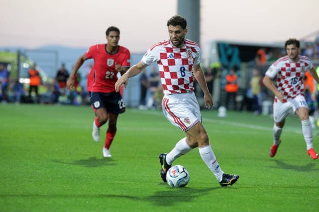 Croatia v England - UEFA Nations League 2026 27 Group A3 MD3 RIJEKA, CROATIA - OCTOBER 3: Mateo Kovacic of Croatia controls a ball during the UEFA Nations League 2026 27 group phase match between Croatia and England at Stadion HNK Rijeka on October 3, 2026 in Rijeka, Croatia.  GoranxKovacic PIXSELL