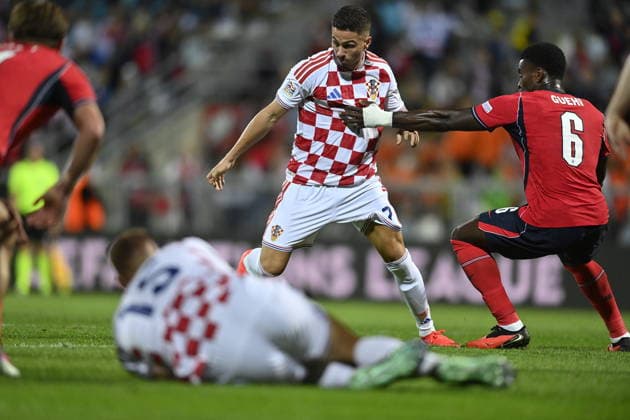 Croatia v England - UEFA Nations League 2026 27 Group A3 MD3 RIJEKA, CROATIA - OCTOBER 3: Franjo Ivanovic of Croatia during the UEFA Nations League 2026 27 group phase match between Croatia and England at Stadion HNK Rijeka on October 3, 2026 in Rijeka, Croatia.  IgorxSoban PIXSELL