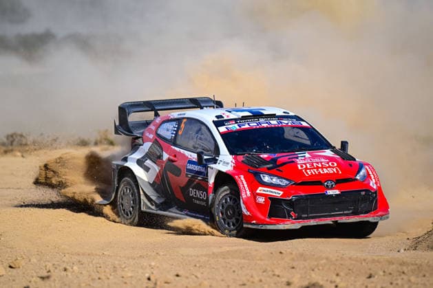 FIA WRC, Motorsport Rallye, WM 2026: Rally Italia Sardegna - Day 3 Sami Pajari (FIN) and Marko Salminen (FIN) on a Toyota GR Yaris Rally1 in action during the FIA WRC RALLY ITALIA SARDEGNA in Alghero, Italy on 1-4 October, 2026. Alghero Sardinia Italy  Copyright: xFedericoxManonix originalFilename:manoni-rallyita261003_nph59.jpg