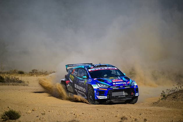 FIA WRC, Motorsport Rallye, WM 2026: Rally Italia Sardegna - Day 3 Roope Korhonen (FIN) and Anssi Viinikka (FIN) on a Toyota GR Yaris Rally2 in action during the FIA WRC RALLY ITALIA SARDEGNA in Alghero, Italy on 1-4 October, 2026. Alghero Sardinia Italy  Copyright: xFedericoxManonix originalFilename:manoni-rallyita261003_npylf.jpg