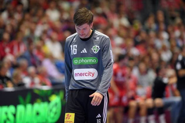 enttaeuscht, frustriert, Emotion , Simon Gade (Torwart TSV Hannover-Burgdorf 16) , GER, MT Melsungen - TSV Hannover-Burgdorf, Handball, 1. Bundesliga, 7. Spieltag, Saison 2026 2027, 03.10.2026, GER, MT Melsungen - Hannover-Burgdorf, Handball, 1. Bundesliga, 7. Spieltag, Saison 2026 2027, 03.10.2026 Kassel Copyright: xEibner-Pressefotox xRolandxSippelx EP_RSL