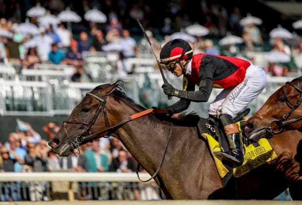 HORSE RACING 2026: Thoroughbred Club Of America WAYI Keeneland OCT 03 October 3, 2026, Lexington, Ky, USA: Evanescence (4) ridden by Jose Ortiz wins the Thoroughbred Club of America Stakes (Grade 2) on Coolmore Turf Mile Day at Keeneland in Lexington, Kentucky on October 3, 2026. Candice Chavez Eclipse Sportswire CSM(Credit Image: Â Candice Chavez Cal Media) Lexington Ky USA EDITORIAL USE ONLY Copyright: xx ZUMA-20261003_faf_cs17_040.jpg CandicexChavezx csmphotothree529093