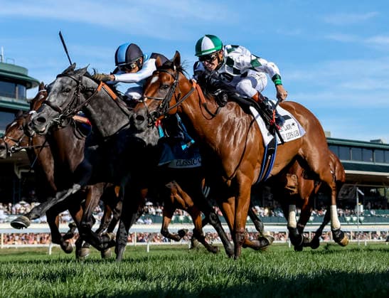 HORSE RACING 2026: Coolmore Turf Mile Day Keeneland OCT 03 October 3, 2026, Lexington, Ky, USA: Classic Q (9) ridden by John Velazquez wins the First Lady Stakes (Grade 1) on Coolmore Turf Mile Day at Keeneland in Lexington, Kentucky on October 3, 2026. Casey Laughter Eclipse Sportswire CSM(Credit Image: Â Casey Laughter Cal Media) Lexington Ky USA EDITORIAL USE ONLY Copyright: xx ZUMA-20261003_faf_cs17_065.jpg CaseyxLaughterx csmphotothree529113