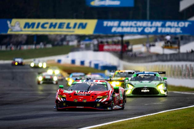 AUTO - IMSA - PETIT LE MANS 2026 21 FUOCO Antonio (ita), MANN Simon (gbr), WADOUX Lilou (fra), AF Corse, Ferrari 296 GT3 Evo, action during the 2026 Motul Petit Le Mans, 11th round of the 2026 IMSA WeatherTech SportsCar Championship, from October 1 to 3, 2026 on the Michelin Raceway Road Atlanta in Braselton, Georgia, United States of America - BraseltonUnited States Copyright: xFabrizioxBoldonix