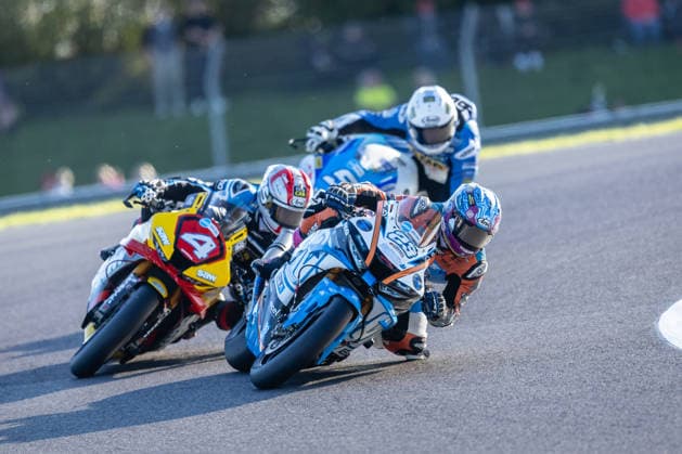 British Superbike Championship Day Two Luke Hedger, Whitecliffe CDH Racing Honda 1000 during Race 1 of the ZYN British Superbike Championship at Donnington Park, Castle Donington 03 10 2026 UK Newspapers OUT Copyright: xMichaelxWincottx FIL-24021-0015