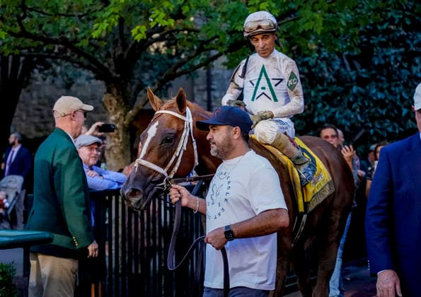 HORSE RACING 2026: BreedersÃ¢â‚¬â ¢ Futurity WAYI Keeneland OCT 03 October 3, 2026, Lexington, Ky, USA: American History (6) ridden by John Velazquez wins the Claiborne Breeders Futurity (Grade 1) at Keeneland in Lexington, Kentucky on October 3, 2026. Jessica Morgan Eclipse Sportswire CSM(Credit Image: Â Jessica Morgan Cal Media) Lexington Ky USA EDITORIAL USE ONLY Copyright: xx ZUMA-20261003_faf_cs17_161.jpg JessicaxMorganx csmphotothree529224
