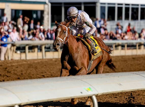 HORSE RACING 2026: BreedersÃ¢â‚¬â ¢ Futurity WAYI Keeneland OCT 03 October 3, 2026, Lexington, Ky, USA: American History (6) ridden by John Velazquez wins the Claiborne Breeders Futurity (Grade 1) at Keeneland in Lexington, Kentucky on October 3, 2026. Casey Laughter Eclipse Sportswire CSM(Credit Image: Â Casey Laughter Cal Media) Lexington Ky USA EDITORIAL USE ONLY Copyright: xx ZUMA-20261003_faf_cs17_178.jpg CaseyxLaughterx csmphotothree529238