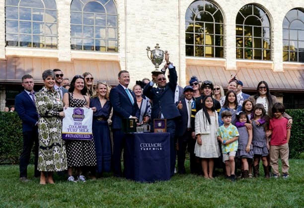 October 3, 2026, Lexington, Ky, USA: Rhetorical (3) ridden by Irad Ortiz, Jr. wins the Coolmore Turf Mile Stakes (Grade 1) at Keeneland in Lexington, Kentucky on October 3, 2026. Eclipse Sportswire CSM Lexington USA - ZUMAcs17 20261003_faf_cs17_144 Copyright: xJessicaxMorganx