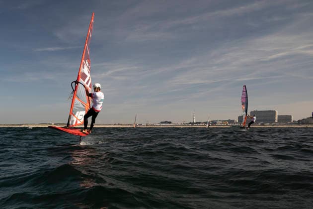 PWA - Citroen - World Windsurfing Tour Sylt 2026 - Tag 8 - Slalom Foil Men; Sylt Westerland, 03.10.2026 Nacho Baltasar Summers (Slalom Foil Men, Spain, ESP-1); PWA - Citroen - World Windsurfing Tour Sylt 2026 - Tag 8 - Slalom Foil Men am 03.10.2026 vor dem Brandenburger Strand - Motorboot auf Sylt Westerland (Deutschland). Copyright: xBEAUTIFULxSPORTS AndreasxDickx