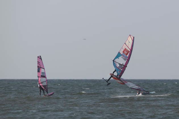PWA - Citroen - World Windsurfing Tour Sylt 2026 - Tag 8 - Slalom Foil Men; Sylt Westerland, 03.10.2026 Balz Müller (Freestyle Men, Switzerland, SUI-21); PWA - Citroen - World Windsurfing Tour Sylt 2026 - Tag 8 - Slalom Foil Men am 03.10.2026 vor dem Brandenburger Strand - Motorboot auf Sylt Westerland (Deutschland). Copyright: xBEAUTIFULxSPORTS AndreasxDickx