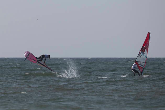PWA - Citroen - World Windsurfing Tour Sylt 2026 - Tag 8 - Slalom Foil Men; Sylt Westerland, 03.10.2026 Yentel Caers (Freestyle Men, Belgium, B-16); PWA - Citroen - World Windsurfing Tour Sylt 2026 - Tag 8 - Slalom Foil Men am 03.10.2026 vor dem Brandenburger Strand - Motorboot auf Sylt Westerland (Deutschland). Copyright: xBEAUTIFULxSPORTS AndreasxDickx