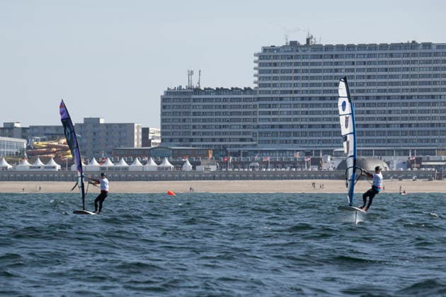 PWA - Citroen - World Windsurfing Tour Sylt 2026 - Tag 8 - Slalom Foil Men; Sylt Westerland, 03.10.2026 Amado Vrieswijk (Slalom Foil Men and Freestyle Men, Bonaire, NB-20); PWA - Citroen - World Windsurfing Tour Sylt 2026 - Tag 8 - Slalom Foil Men am 03.10.2026 vor dem Brandenburger Strand - Motorboot auf Sylt Westerland (Deutschland). Copyright: xBEAUTIFULxSPORTS AndreasxDickx
