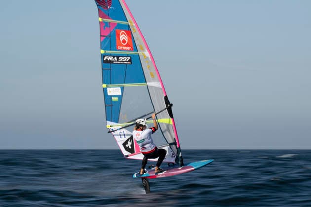 PWA - Citroen - World Windsurfing Tour Sylt 2026 - Tag 8 - Slalom Foil Men; Sylt Westerland, 03.10.2026 Alexis Mathis (Slalom Foil Men, France, FRA-997); PWA - Citroen - World Windsurfing Tour Sylt 2026 - Tag 8 - Slalom Foil Men am 03.10.2026 vor dem Brandenburger Strand - Motorboot auf Sylt Westerland (Deutschland). Copyright: xBEAUTIFULxSPORTS AndreasxDickx
