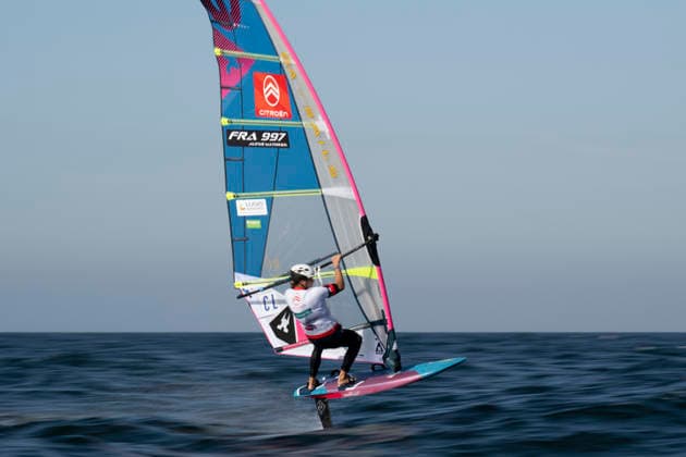 PWA - Citroen - World Windsurfing Tour Sylt 2026 - Tag 8 - Slalom Foil Men; Sylt Westerland, 03.10.2026 Alexis Mathis (Slalom Foil Men, France, FRA-997); PWA - Citroen - World Windsurfing Tour Sylt 2026 - Tag 8 - Slalom Foil Men am 03.10.2026 vor dem Brandenburger Strand - Motorboot auf Sylt Westerland (Deutschland). Copyright: xBEAUTIFULxSPORTS AndreasxDickx