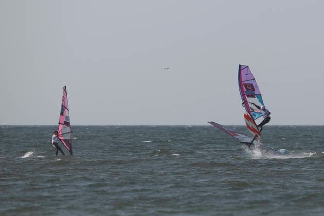 PWA - Citroen - World Windsurfing Tour Sylt 2026 - Tag 8 - Slalom Foil Men; Sylt Westerland, 03.10.2026 Balz Müller (Freestyle Men, Switzerland, SUI-21); PWA - Citroen - World Windsurfing Tour Sylt 2026 - Tag 8 - Slalom Foil Men am 03.10.2026 vor dem Brandenburger Strand - Motorboot auf Sylt Westerland (Deutschland). Copyright: xBEAUTIFULxSPORTS AndreasxDickx