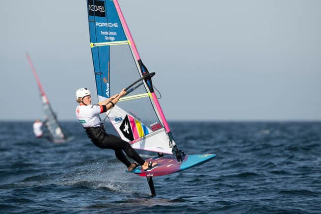 PWA - Citroen - World Windsurfing Tour Sylt 2026 - Tag 8 - Slalom Foil Men; Sylt Westerland, 03.10.2026 Sem Stroosma (Slalom Foil Men, Argentina, NED-450); PWA - Citroen - World Windsurfing Tour Sylt 2026 - Tag 8 - Slalom Foil Men am 03.10.2026 vor dem Brandenburger Strand - Motorboot auf Sylt Westerland (Deutschland). Copyright: xBEAUTIFULxSPORTS AndreasxDickx