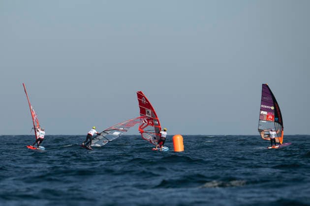 PWA - Citroen - World Windsurfing Tour Sylt 2026 - Tag 8 - Slalom Foil Men; Sylt Westerland, 03.10.2026 Benoit Merceur (Slalom Foil Men, France, FRA-1159); Fabian Wolf (Slalom Foil Men, Germany, GER-404); ; PWA - Citroen - World Windsurfing Tour Sylt 2026 - Tag 8 - Slalom Foil Men am 03.10.2026 vor dem Brandenburger Strand - Motorboot auf Sylt Westerland (Deutschland). pol23+ Copyright: xBEAUTIFULxSPORTS AndreasxDickx