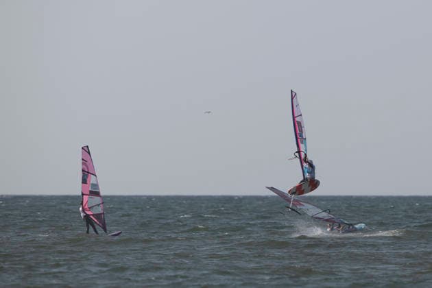 PWA - Citroen - World Windsurfing Tour Sylt 2026 - Tag 8 - Slalom Foil Men; Sylt Westerland, 03.10.2026 Balz Müller (Freestyle Men, Switzerland, SUI-21); PWA - Citroen - World Windsurfing Tour Sylt 2026 - Tag 8 - Slalom Foil Men am 03.10.2026 vor dem Brandenburger Strand - Motorboot auf Sylt Westerland (Deutschland). Copyright: xBEAUTIFULxSPORTS AndreasxDickx