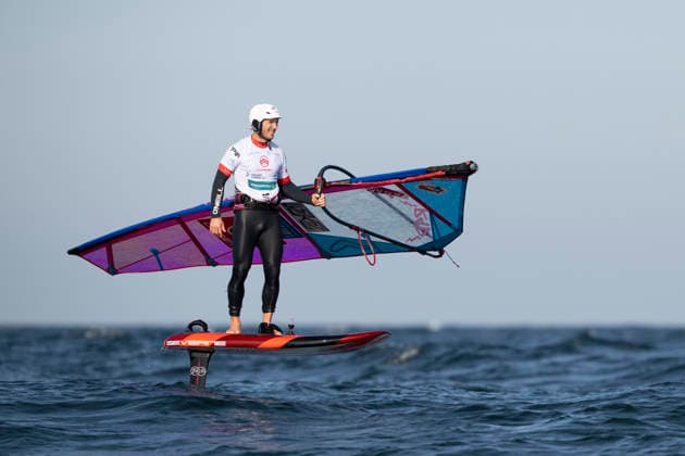 PWA - Citroen - World Windsurfing Tour Sylt 2026 - Tag 8 - Slalom Foil Men; Sylt Westerland, 03.10.2026 Balz Müller (Freestyle Men, Switzerland, SUI-21); PWA - Citroen - World Windsurfing Tour Sylt 2026 - Tag 8 - Slalom Foil Men am 03.10.2026 vor dem Brandenburger Strand - Motorboot auf Sylt Westerland (Deutschland). Copyright: xBEAUTIFULxSPORTS AndreasxDickx