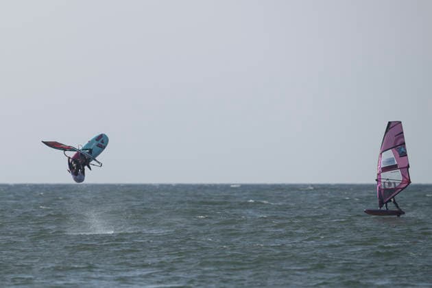 PWA - Citroen - World Windsurfing Tour Sylt 2026 - Tag 8 - Slalom Foil Men; Sylt Westerland, 03.10.2026 Steven Van Broeckhoven (Freestyle Men, Belgium, B-72); PWA - Citroen - World Windsurfing Tour Sylt 2026 - Tag 8 - Slalom Foil Men am 03.10.2026 vor dem Brandenburger Strand - Motorboot auf Sylt Westerland (Deutschland). Copyright: xBEAUTIFULxSPORTS AndreasxDickx