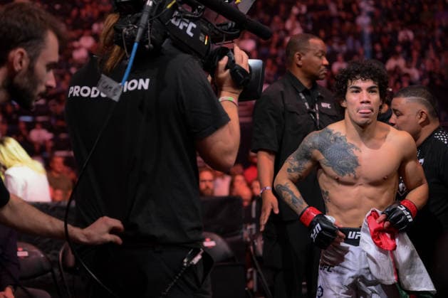 October 3, 2026, Salt Lake City, Utah, USA: IMANOL RODRIGUEZ defeated ALDEN CORIA by TKO (body kick) at 3:11 of Round 1 during UFC 332 at the Delta Arena in Utah. Salt Lake City USA - ZUMAo117 20261003_zsp_o117_083 Copyright: xMikaelxOnax