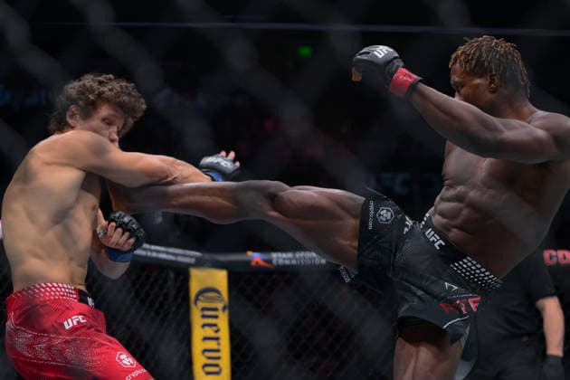 October 3, 2026, Salt Lake City, Utah, USA: ROMAN KOPYLOV defeated ATEBA GAUTIER by TKO (strikes) at 3:12 of Round 1 during UFC 332 at the Delta Arena in Utah. Salt Lake City USA - ZUMAo117 20261003_zsp_o117_096 Copyright: xMikaelxOnax