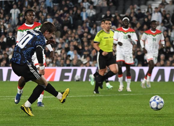 MASTANTUONO Argentina vs Burkina Faso Foto: FOTOBAIRES Amistoso.