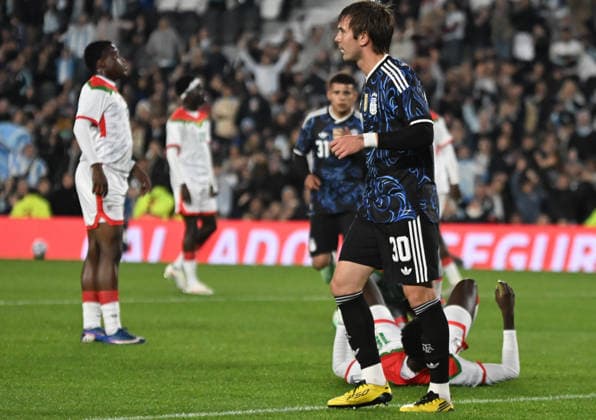 MASTANTUONO Argentina vs Burkina Faso Foto: FOTOBAIRES Amistoso.