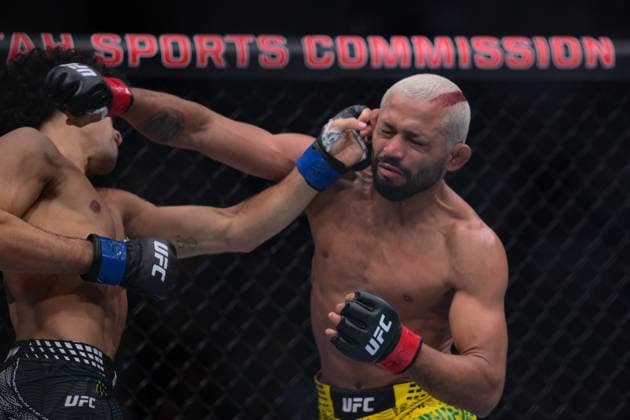 October 3, 2026, Salt Lake City, Utah, USA: PAYTON TALBOTT defeated DEIVESON FIGUEIREDO by TKO (strikes) at 2:09 of Round 1 during UFC 332 at the Delta Arena in Salt Lake City. Salt Lake City USA - ZUMAo117 20261003_zsp_o117_156 Copyright: xMikaelxOnax