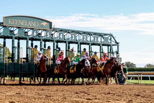 October 3, 2026, Lexington, Ky, USA: American History (6) ridden by John Velazquez wins the Claiborne Breeders Futurity (Grade 1) at Keeneland in Lexington, Kentucky on October 3, 2026. Eclipse Sportswire CSM Lexington USA - ZUMAcs17 20261003_faf_cs17_285 Copyright: xTimxSudduthx