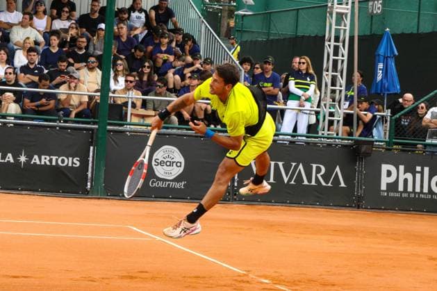 RECORD DATE NOT STATED Justo (Argentina) against Barrios Vera (Chile) in the quarterfinals of the ATP, Tennis Herren Challenger Curitiba. Curitiba (PR), 03 10 2026 - ATP Challenger Curitiba Justo Barrios Vera - Tennis player Guido Ivan Justo (ARG) against Tomas Barrios Vera (CHI) valid for the quarterfinals of the ATP Challenger Curitiba, at the Graciosa Country Club on the afternoon of Saturday, October 3, 2026.(Foto: Edson De Souza Thenews2 imago images) SPO  Copyright: xEdsonxDexSouzax