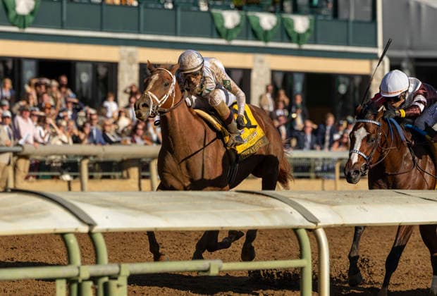 HORSE RACING 2026: Breeders Futurity WAYI Keeneland OCT 03 October 3, 2026, Lexington, Ky, USA: American History (6) ridden by John Velazquez wins the Breeders Futurity on October 3, 2026. Candice Chavez Eclipse Sportswire CSM(Credit Image: Â {Serial Cal Media) Lexington Ky USA EDITORIAL USE ONLY Copyright: xx ZUMA-20261003_faf_cs17_302.jpg {Serialx csmphotothree530271