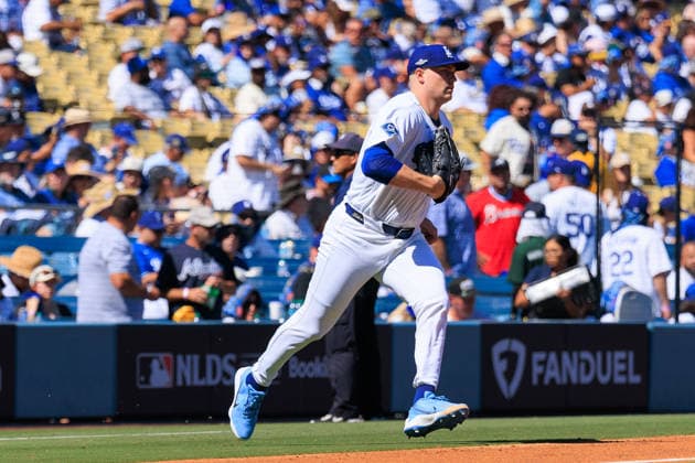 October 3, 2026, Los Angeles, California, USA: Starting pitcher, Tarik Skubal 29 of the Los Angeles Dodgers takes to field to start a NLDS Game 1 against the Atlanta Braves on Saturday October 3, 2026 at Dodger Stadium in Los Angeles, California. Dodgers defeat Braves, 5-3, in NLDS Game 1. JAVIER ROJAS PI Los Angeles USA - ZUMAp124 20261003_zaa_p124_042 Copyright: xJavierxRojasx