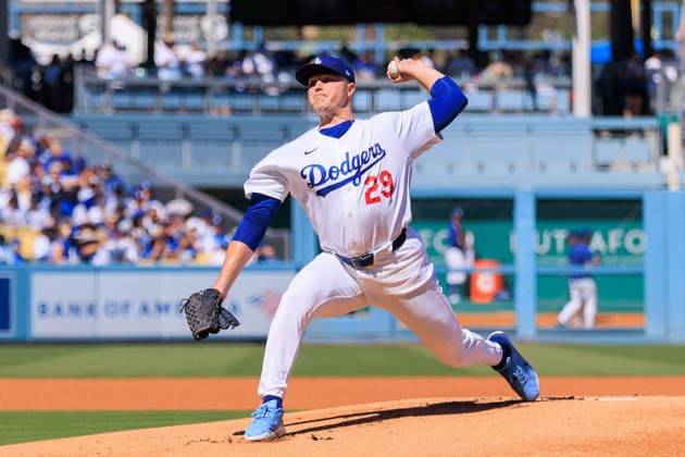 October 3, 2026, Los Angeles, California, USA: Starting pitcher, Tarik Skubal 29 of the Los Angeles Dodgers during NLDS Game 1 against the Atlanta Braves on Saturday October 3, 2026 at Dodger Stadium in Los Angeles, California. Dodgers defeat Braves, 5-3, in NLDS Game 1. JAVIER ROJAS PI Los Angeles USA - ZUMAp124 20261003_zaa_p124_046 Copyright: xJavierxRojasx