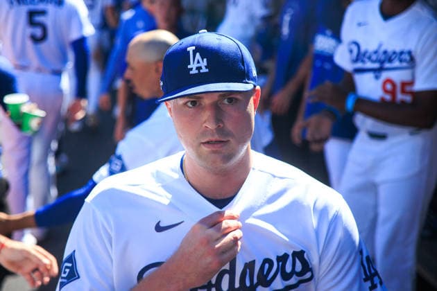 October 3, 2026, Los Angeles, California, USA: Starting pitcher, Tarik Skubal 29 of the Los Angeles Dodgers returns to the dugout during NLDS Game 1 against the Atlanta Braves on Saturday October 3, 2026 at Dodger Stadium in Los Angeles, California. Dodgers defeat Braves, 5-3, in NLDS Game 1. JAVIER ROJAS PI Los Angeles USA - ZUMAp124 20261003_zaa_p124_029 Copyright: xJavierxRojasx