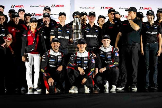AUTO - IMSA - PETIT LE MANS 2026 31 AITKEN Jack (gbr), BAMBER Earl (nzl), VESTI Frederik (dnk), Cadillac Whelen, Cadillac V-Series.R, portrait during the 2026 Motul Petit Le Mans, 11th round of the 2026 IMSA WeatherTech SportsCar Championship, from October 1 to 3, 2026 on the Michelin Raceway Road Atlanta in Braselton, Georgia, United States of America - BraseltonUnited States Copyright: xFabrizioxBoldonix