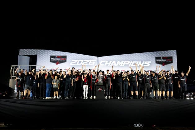 AUTO - IMSA - PETIT LE MANS 2026 31 AITKEN Jack (gbr), BAMBER Earl (nzl), VESTI Frederik (dnk), Cadillac Whelen, Cadillac V-Series.R, portrait during the 2026 Motul Petit Le Mans, 11th round of the 2026 IMSA WeatherTech SportsCar Championship, from October 1 to 3, 2026 on the Michelin Raceway Road Atlanta in Braselton, Georgia, United States of America - BraseltonUnited States Copyright: xFabrizioxBoldonix