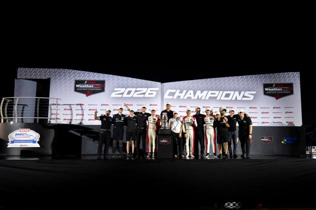 AUTO - IMSA - PETIT LE MANS 2026 04 JAKOBSEN Malthe (dnk), KURTZ George (usa), QUINN Alex (gbr), SOWERY Toby (gbr), CrowdStrike Racing by APR, Oreca 07-Gibson, portrait during the 2026 Motul Petit Le Mans, 11th round of the 2026 IMSA WeatherTech SportsCar Championship, from October 1 to 3, 2026 on the Michelin Raceway Road Atlanta in Braselton, Georgia, United States of America - BraseltonUnited States Copyright: xFabrizioxBoldonix