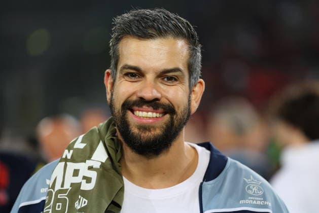 Marcus Donner (Dresden Monarchs, DL Coach), Dresden Monarchs vs Potsdam Royals, American Football, GFL, German Football League, Season 2026, GFL-Bowl, 03.10.2026, GFLBowl2026 Photo: PFA Klaus Sack Dresden Rudolf-Harbig-Stadion Deutschland Copyright: xPFA KlausxSackx