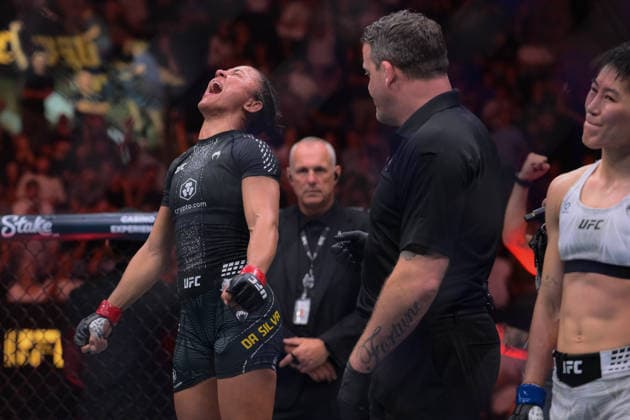 October 3, 2026, Salt Lake City, Utah, USA: NATALIA SILVA defeated WANG CONG by unanimous decision (48-47, 48-47, 49-46) during UFC 332 at the Delta Arena in Salt Lake City. Salt Lake City USA - ZUMAo117 20261003_zsp_o117_207 Copyright: xMikaelxOnax