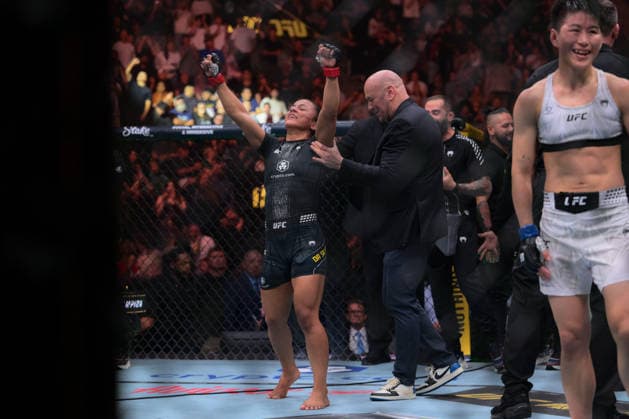 October 3, 2026, Salt Lake City, Utah, USA: NATALIA SILVA defeated WANG CONG by unanimous decision (48-47, 48-47, 49-46) during UFC 332 at the Delta Arena in Salt Lake City. Salt Lake City USA - ZUMAo117 20261003_zsp_o117_201 Copyright: xMikaelxOnax