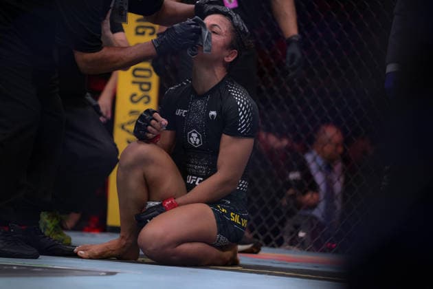 October 3, 2026, Salt Lake City, Utah, USA: NATALIA SILVA defeated WANG CONG by unanimous decision (48-47, 48-47, 49-46) during UFC 332 at the Delta Arena in Salt Lake City. Salt Lake City USA - ZUMAo117 20261003_zsp_o117_194 Copyright: xMikaelxOnax