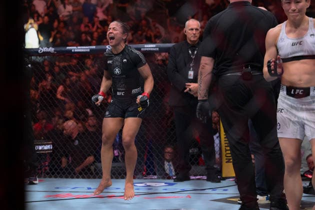 October 3, 2026, Salt Lake City, Utah, USA: NATALIA SILVA defeated WANG CONG by unanimous decision (48-47, 48-47, 49-46) during UFC 332 at the Delta Arena in Salt Lake City. Salt Lake City USA - ZUMAo117 20261003_zsp_o117_188 Copyright: xMikaelxOnax