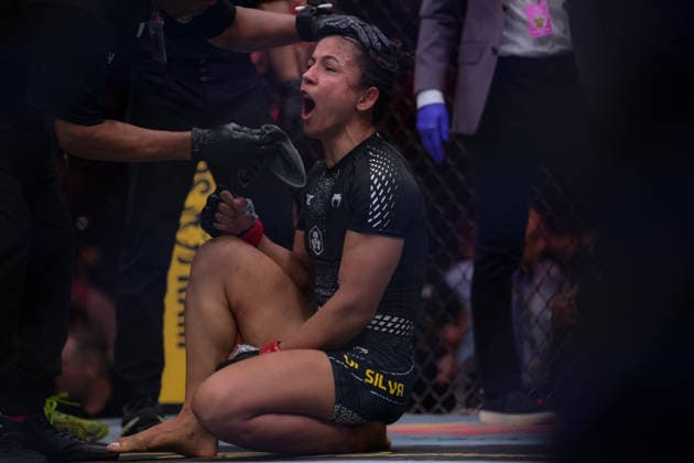 October 3, 2026, Salt Lake City, Utah, USA: NATALIA SILVA defeated WANG CONG by unanimous decision (48-47, 48-47, 49-46) during UFC 332 at the Delta Arena in Salt Lake City. Salt Lake City USA - ZUMAo117 20261003_zsp_o117_176 Copyright: xMikaelxOnax