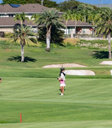 October 3, 2026, Honolulu, Hawaii, USA: CAROLINA MELGRATI makes an approach shot from the 18th fairway during Round 3 of the 2026 Lotte Championship at Hoakalei Country Club, Ewa Beach, Hawaii, USA. Honolulu USA - ZUMAm310 20261003_zsp_m310_063 Copyright: xElliotxMilesx
