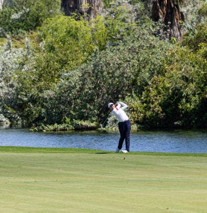 October 3, 2026, Honolulu, Hawaii, USA: YAHUI ZHANG makes an approach shot on the 7th fairway during Round 3 of the 2026 Lotte Championship at Hoakalei Country Club, Ewa Beach, Hawaii, USA. Honolulu USA - ZUMAm310 20261003_zsp_m310_023 Copyright: xElliotxMilesx