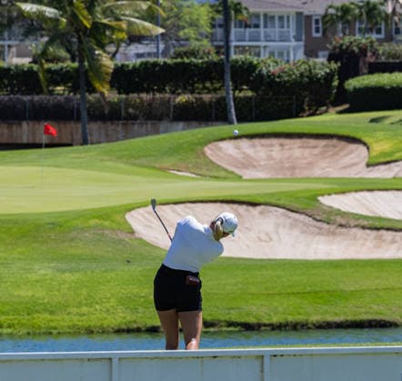 October 3, 2026, Honolulu, Hawaii, USA: BROOKE MATTHEWS makes a tee shot from the 4th tee box during Round 3 of the 2026 Lotte Championship at Hoakalei Country Club, Ewa Beach, Hawaii, USA. Honolulu USA - ZUMAm310 20261003_zsp_m310_014 Copyright: xElliotxMilesx